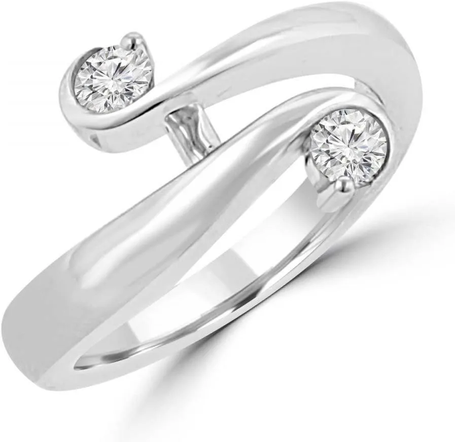 0.26 Ct Round Cut Diamond Anniversary Wedding Band Ring in Platinum