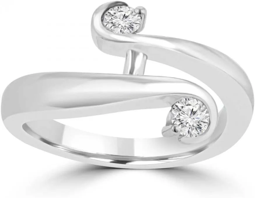 0.26 Ct Round Cut Diamond Anniversary Wedding Band Ring in Platinum