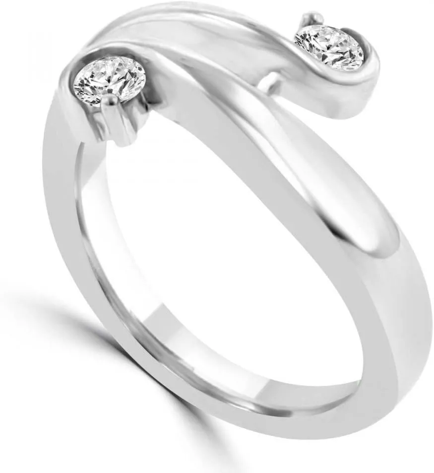 0.26 Ct Round Cut Diamond Anniversary Wedding Band Ring in Platinum