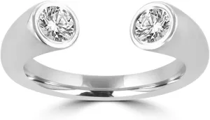 0.52 ct Ladies Brilliant Cut Diamond Anniversary Ring in Platinum