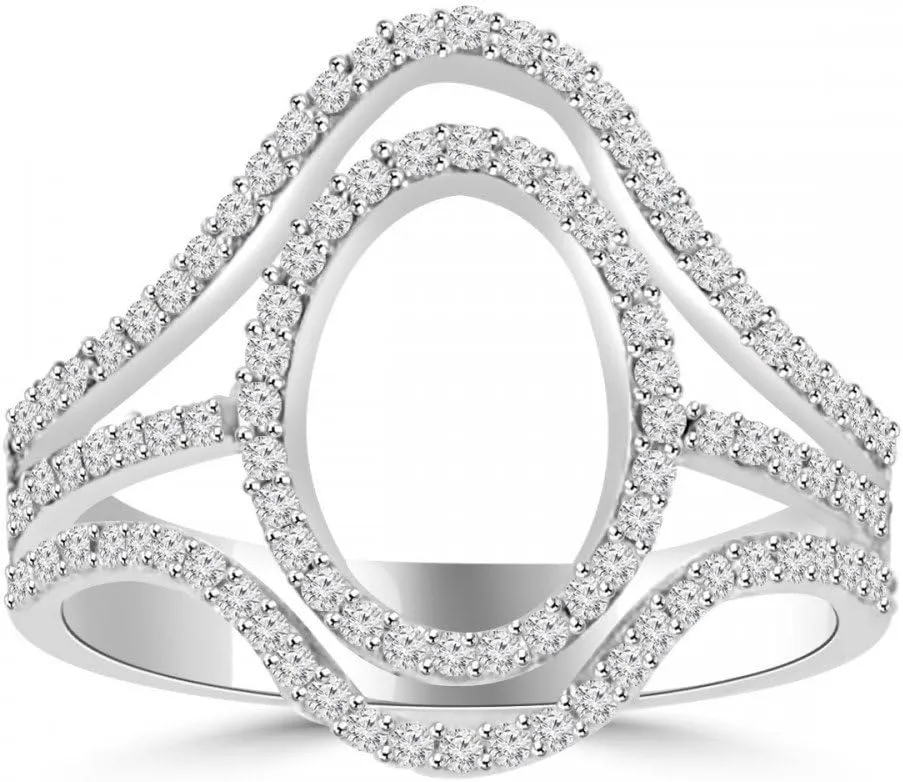 0.75 ct Ladies Brilliant Cut Diamond Anniversary Ring in Platinum