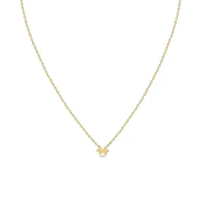 14k Itty Bitty Puzzle Piece Necklace