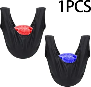 2X Bowling Seesaw Bag Polishing Cloth Comfortable Carrier Bowling Ball Cleaning