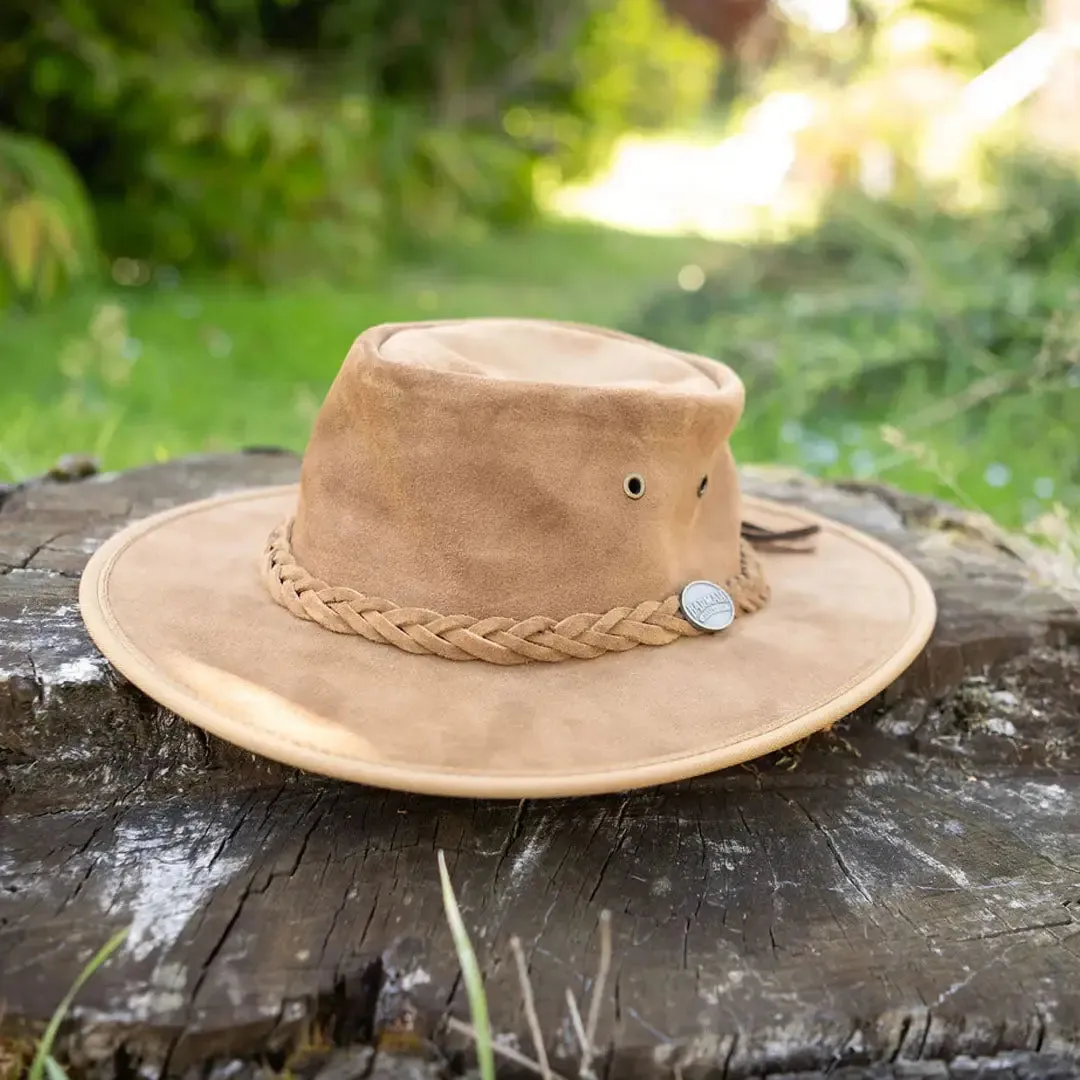 Barmah Squashy Suede Leather Hat