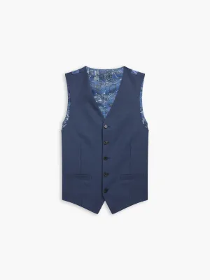 Blake Italian Luxury Slim Denim Waistcoat