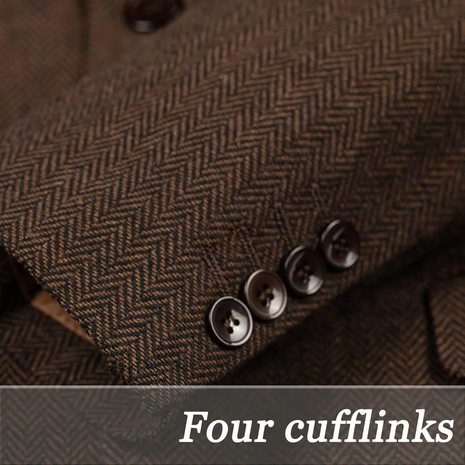 Boys Suit Blazer Tweed Herringbone Jacket Boy Sport Coats Slim Fit Retro Tuxedo Stylish Wedding Party Prom Homecoming