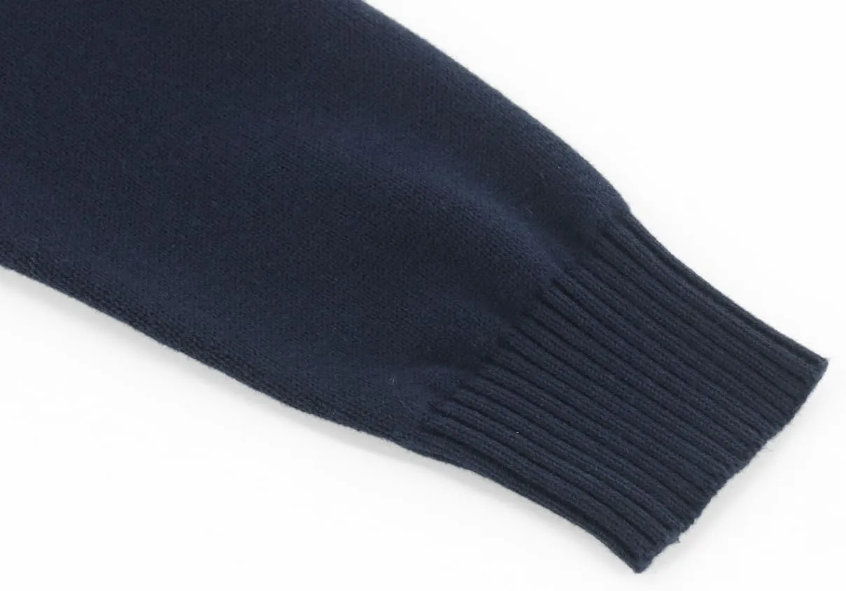 Boys V-Neck Cardigan Sweater with Pockets Classic Uniform Clothes for Kids