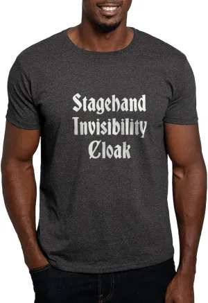 CafePress Stagehand Invisibility Cloak Dark T Shirt Men's 100% Cotton, Classic Graphic Dark T-Shirt