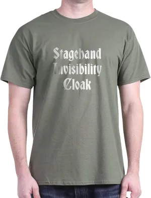 CafePress Stagehand Invisibility Cloak Dark T Shirt Men's 100% Cotton, Classic Graphic Dark T-Shirt