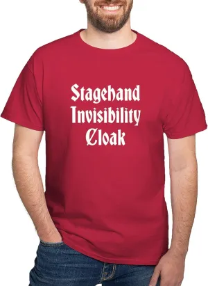 CafePress Stagehand Invisibility Cloak Dark T Shirt Men's 100% Cotton, Classic Graphic Dark T-Shirt