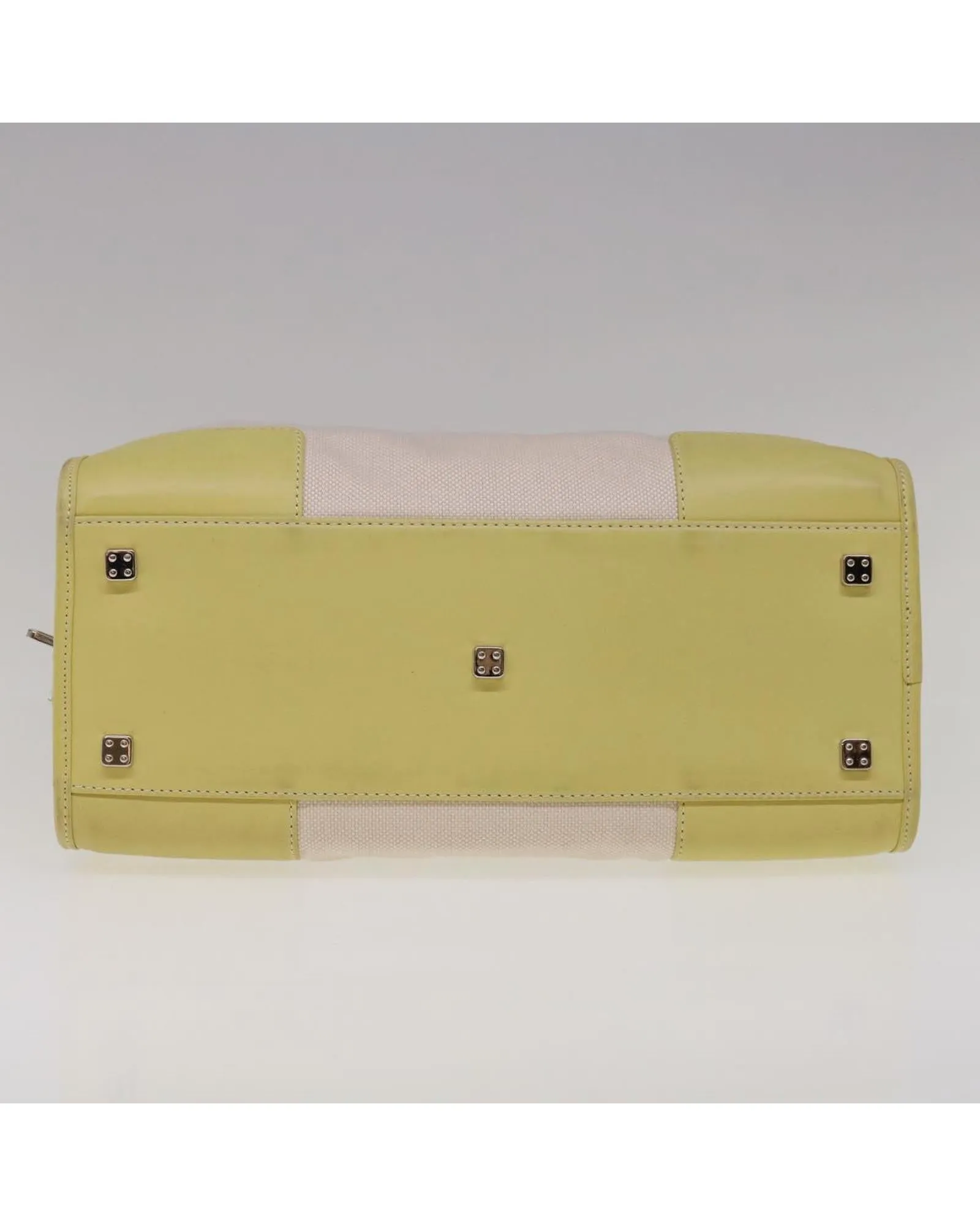 Canvas White Hand Bag by LOEWE