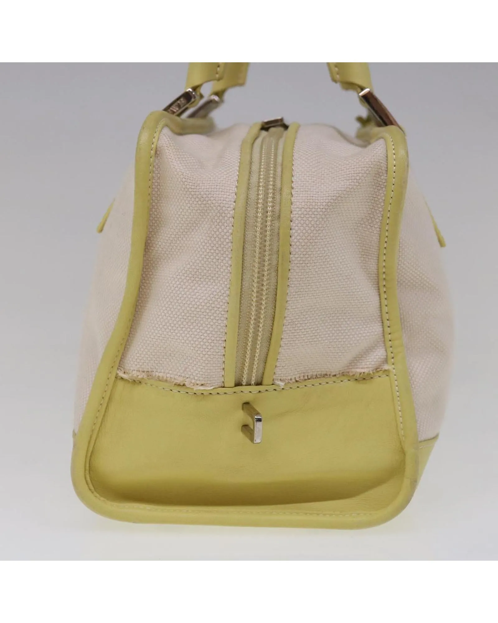Canvas White Hand Bag by LOEWE