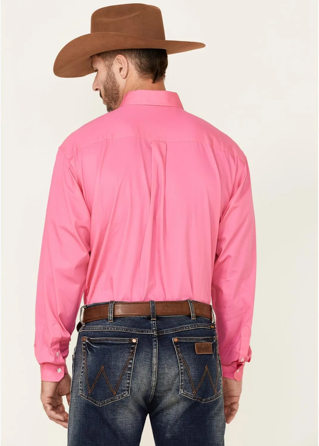 Cinch Men's Classic Fit Long Sleeve Button One Open Pocket Solid Basic
