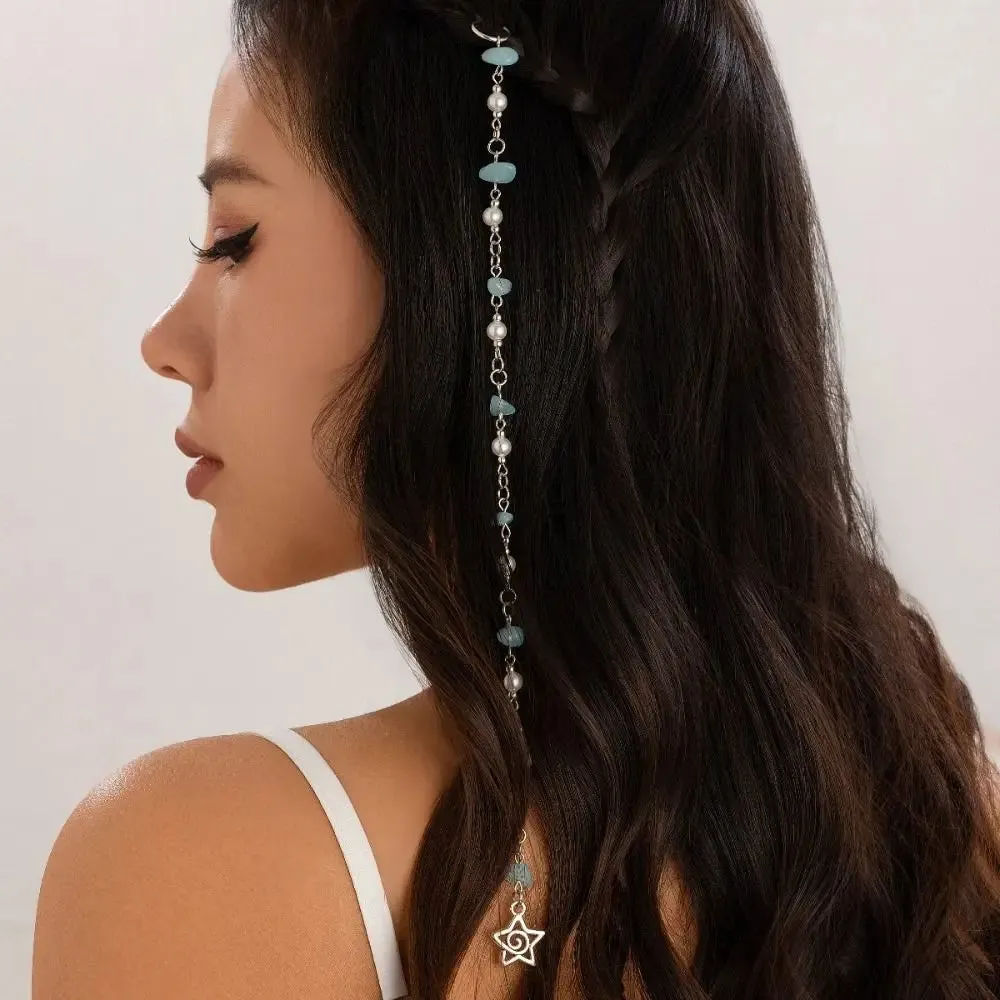 Colorful Stone Butterfly Fringe Headbands