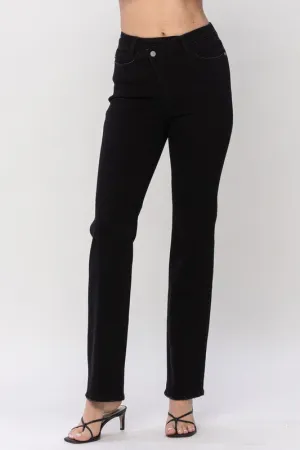 Criss Cross Waistband Jeans