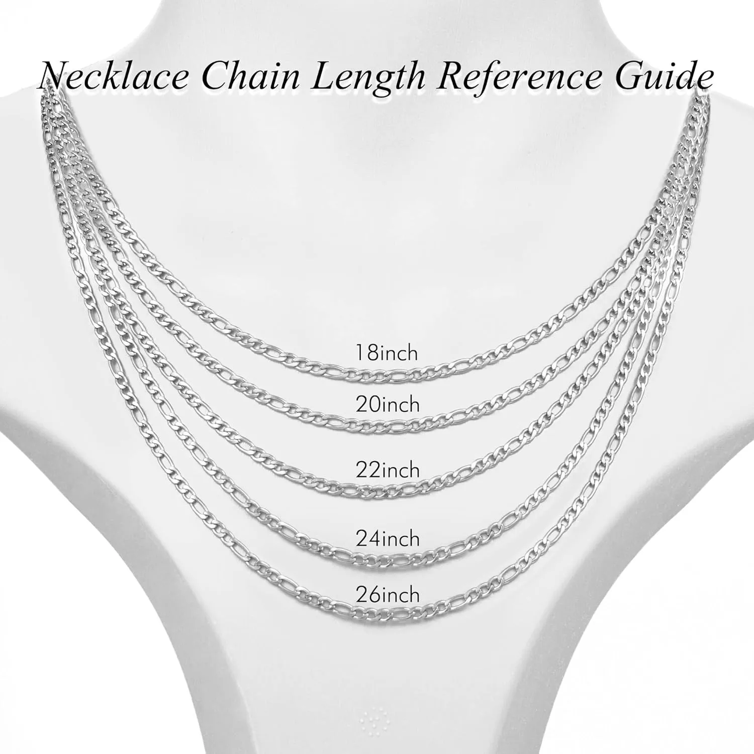 Cross Necklace for Women Men Stainless Steel Mens Cross Necklaces Gold Silver Jesus Cross Necklace Layered Cuban Figaro Chain Necklace Jewelry Gifts for Women Men
