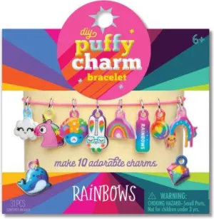 DIY Puffy Charm Bracelets