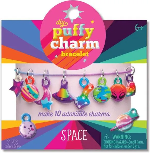 DIY Puffy Charm Bracelets