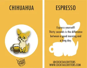 Dog Puppy Coffee Cafe Cute Enamel Pins Set For Jackets Backpack Shirt Lapel Button Badges Pins Aesthetic Brooch For Women Fashion Jewelry