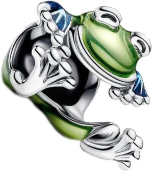Duck Dangle Charm Fit Women Bracelet Necklaces Fashion Gifts 925 Sterling Silver DIY Jewelry