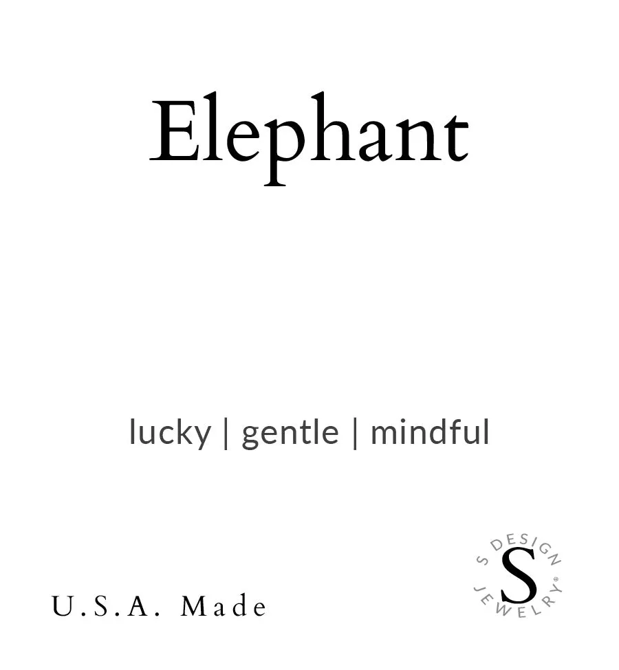 Elephant | Stone Beaded Charm Bracelet | Turquoise