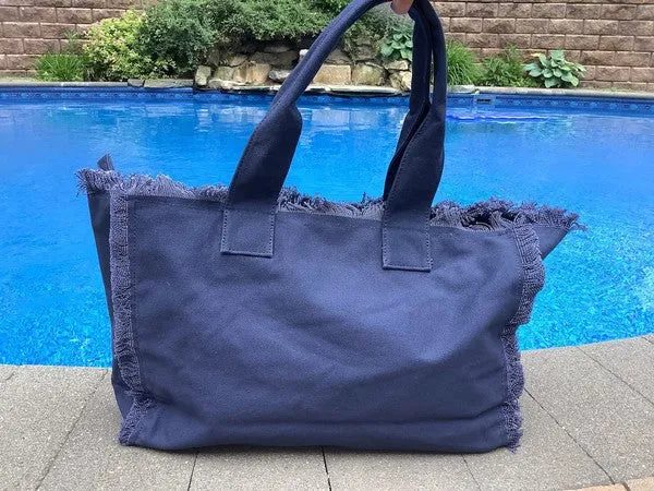Evil Eye Canvas Tote