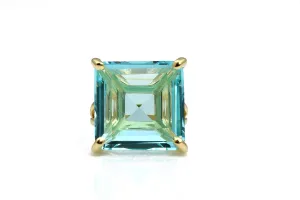 Exquisite Topaz Ring - 14k Gold-filled Ring Band with Blue Topaz - November Birthstone in a Ring - Sizes 3-12.5 - Handcrafted Topaz Jewelry for Women - with Box