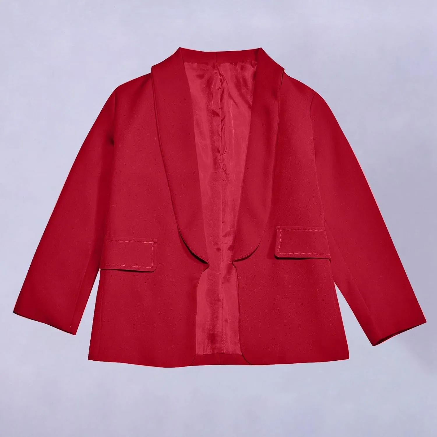 Girls Open Front Blazer Jacket Lightweight and Stylish Comfortable Suit Jacket for Kids Casual and Formal Occasions