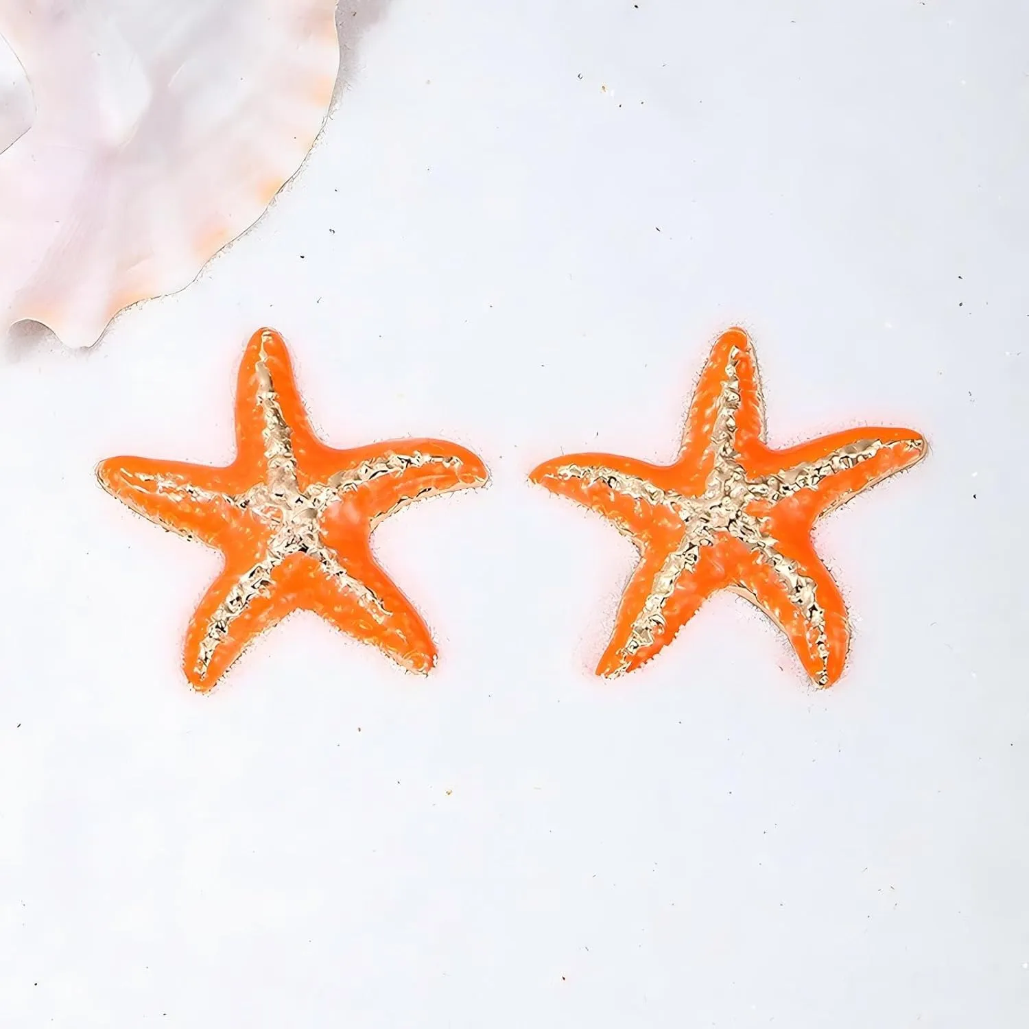 Gold Earrings for Women Statement Starfish Earrings Boho Fashion Beach Ear Jewelry Accessories for Women Ocean Beach Party Holiday Jewelry Gifts