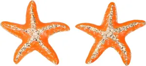 Gold Earrings for Women Statement Starfish Earrings Boho Fashion Beach Ear Jewelry Accessories for Women Ocean Beach Party Holiday Jewelry Gifts