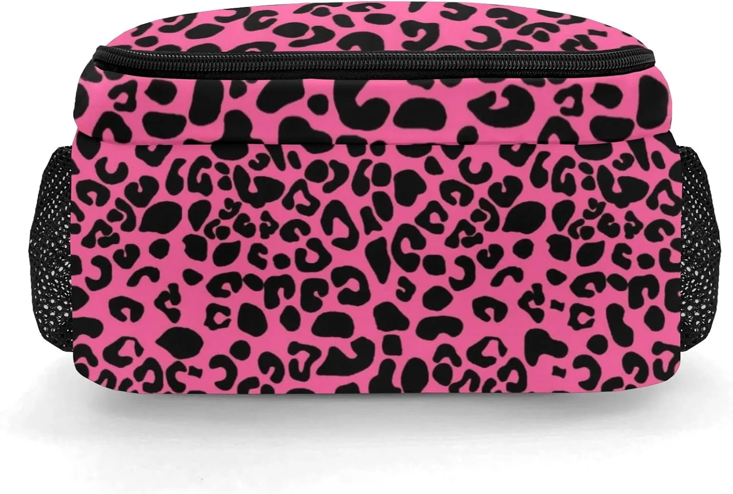 Graceful Leopard Print Girl Backpack Casual Bag Daypack for Women Men Camping Hiking