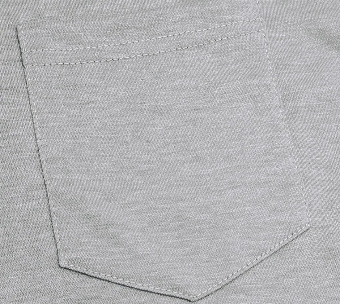 Henley Shirts Men's Long Sleeve T-Shirt Button Casual Shirt Classic Lightweight Cotton Tops