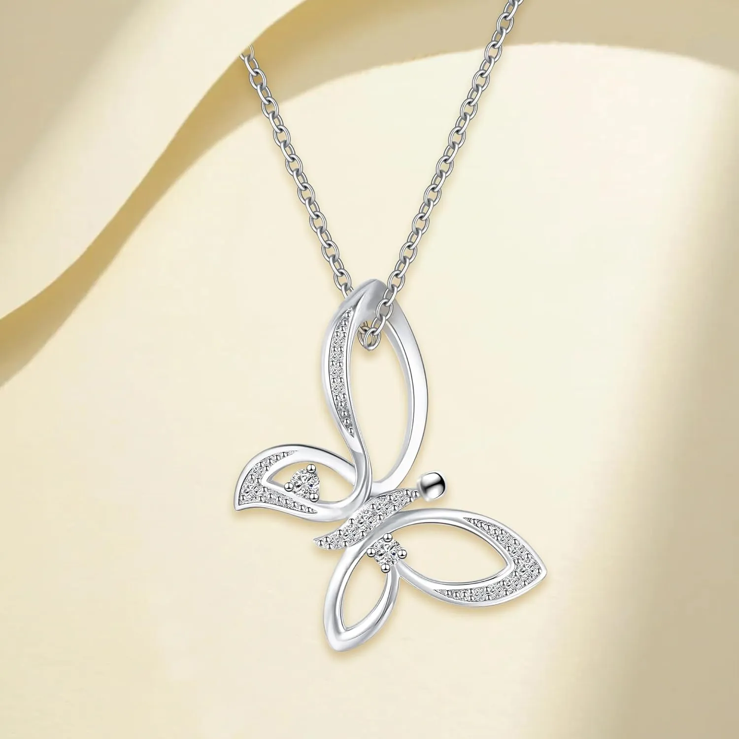 Hummingbird/Bee/Butterfly Necklaces for Women Stainless Steel Pendant Necklace Jewelry Gifts for Women