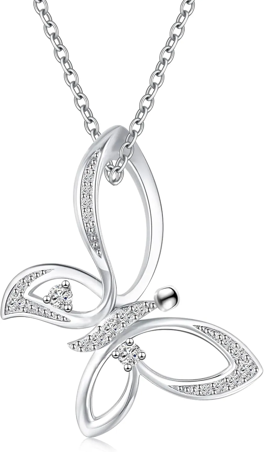 Hummingbird/Bee/Butterfly Necklaces for Women Stainless Steel Pendant Necklace Jewelry Gifts for Women