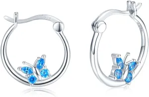 Hypoallergenic Panda/Unicorn/Hummingbird/Dolphin Hoop Earrings for Women 925 Sterling Silver Animal Huggie Hoop Earrings Jewelry Gifts for Sensitive Ears