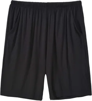JINSHI Mens Pajama Shorts Soft Comfortable Lightweight Elastic Drawstring Men Lounge Sleep Shorts with Pockets