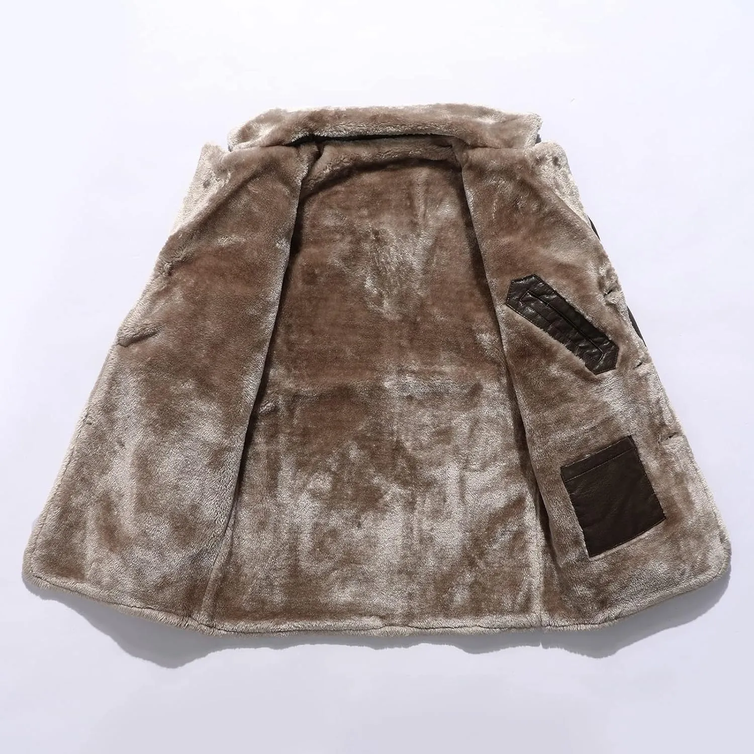LCMTWX Men's Winter Thickened Warm Coats Stand Collar Knitted Splice Sweater Coat Casual Cardigan Stylish Mens Winter