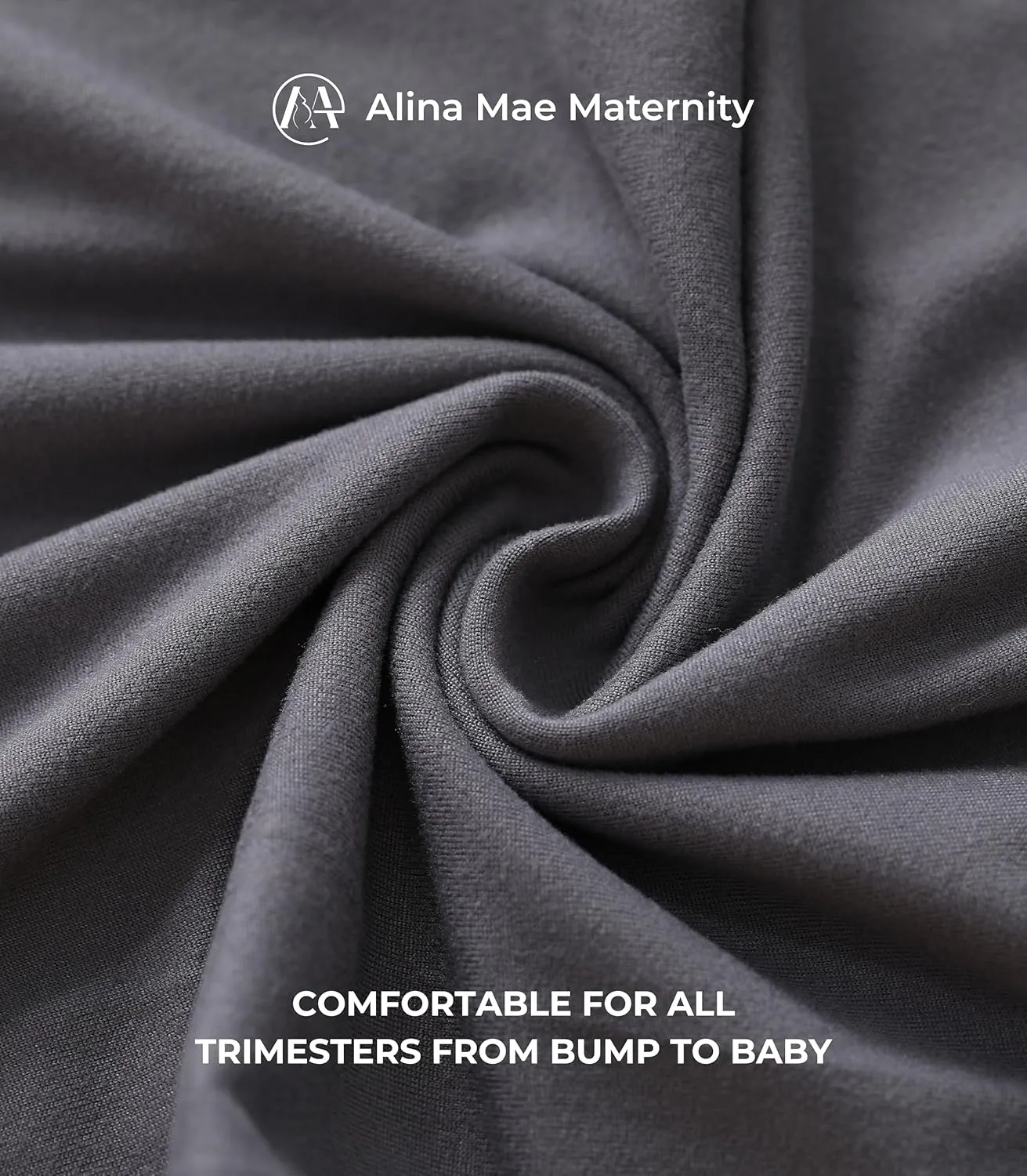 Maternity Wide Leg Pants Comfortable Stretch Over-Bump Women Pregnancy Casual Capris for Work