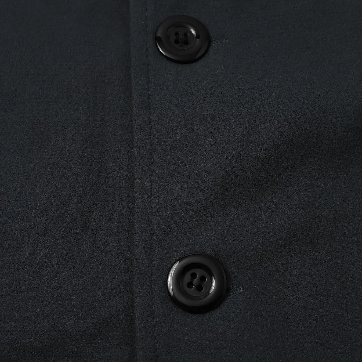Men's Classic Wool Blend Pea Coat Double Breasted Stand Collar Fashion Trench Coat Oversize Winter Overcoat Peacoat