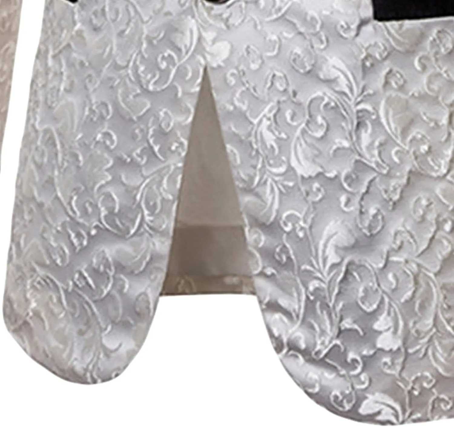 Men's Floral Jacquard Suit Jacket One Button Stylish Print Tux Blazer Notched Lapel Wedding Dinner Dress Tuxedo
