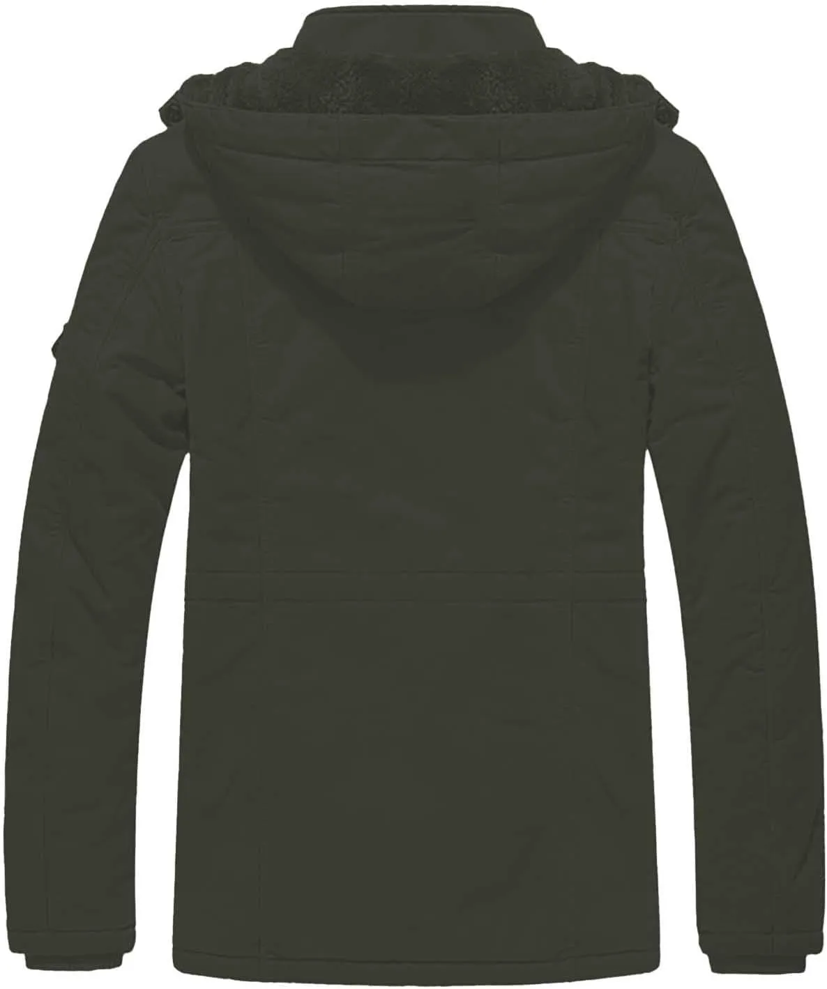 Mens Jackets Lightweight Jackets Fleece Thickened Tactical Rain Jackets Fleece Lined Coat Shell Jacket for Hiking Travel