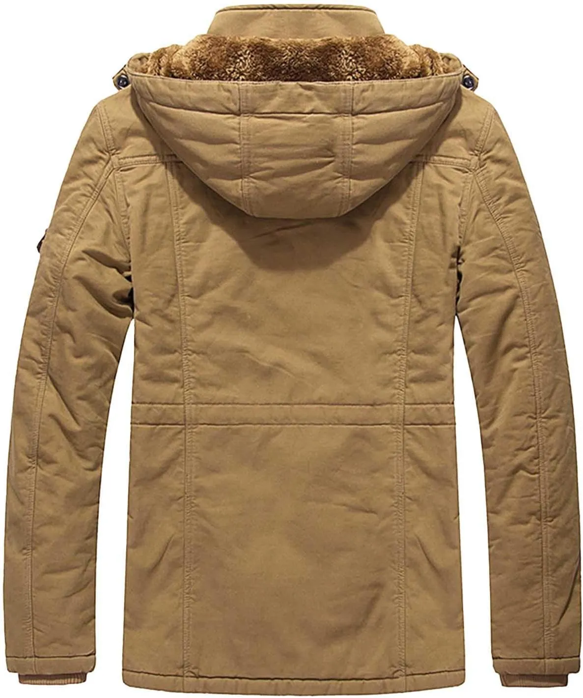 Mens Jackets Lightweight Jackets Fleece Thickened Tactical Rain Jackets Fleece Lined Coat Shell Jacket for Hiking Travel