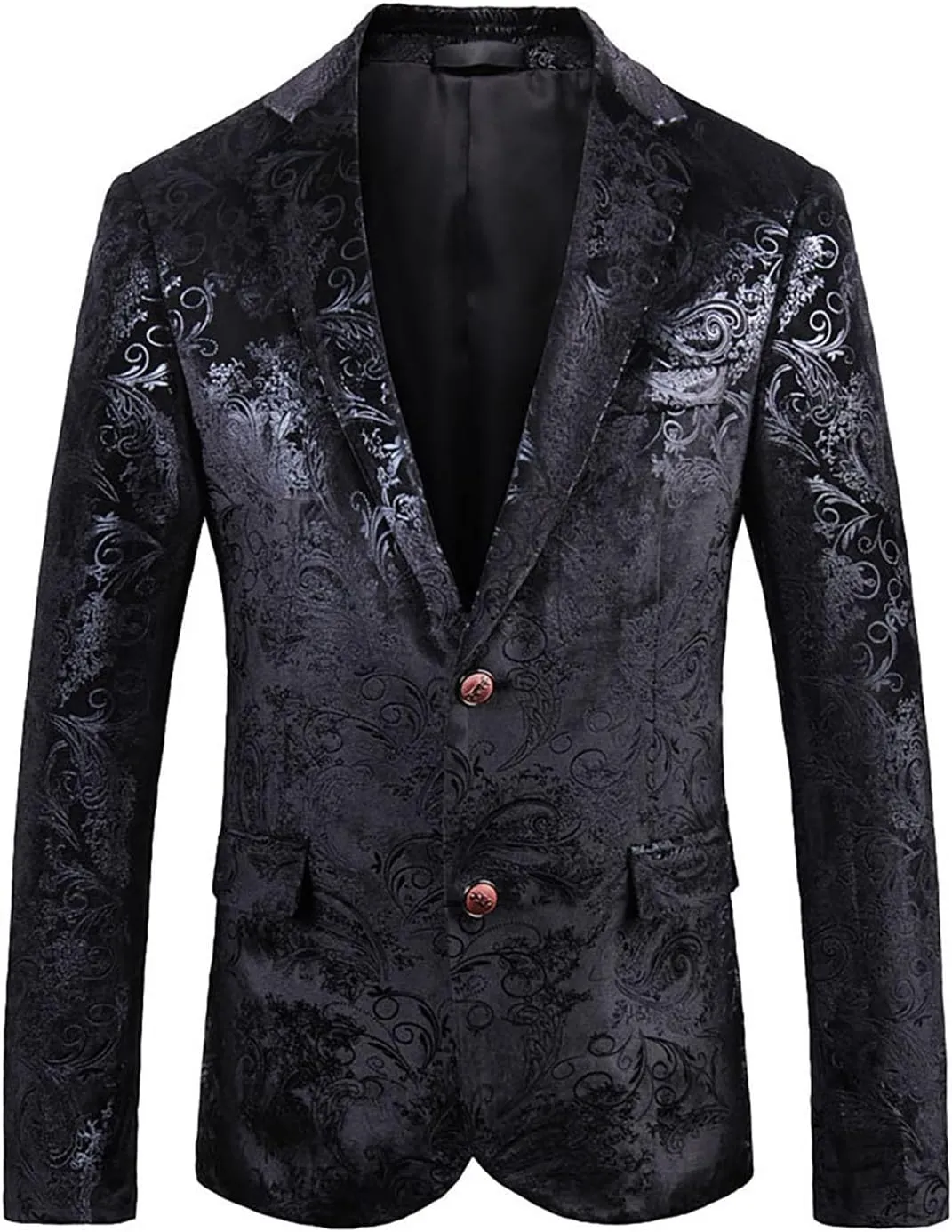 Mens Suit Jacket Striped Suit Blouse Lapel Button Slim Fit Stylish Jacket Shirt Party Formal Coat With Pocket Light