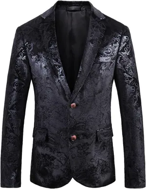 Mens Suit Jacket Striped Suit Blouse Lapel Button Slim Fit Stylish Jacket Shirt Party Formal Coat With Pocket Light