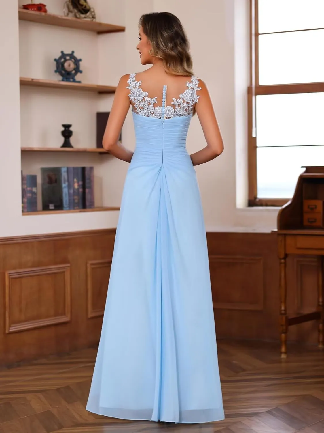 Mother of The Bride Dresses with Jacket 2025 Long Lace Applique Formal Evening Gowns for Women PG009