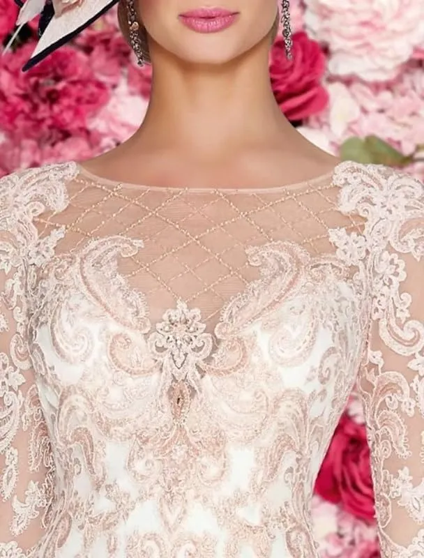 Mother of The Bride Dresses with Jackets Women's Tea Length Lace Chiffon Wedding Guest Dress 2 Pieces Evening Gowns LVY007