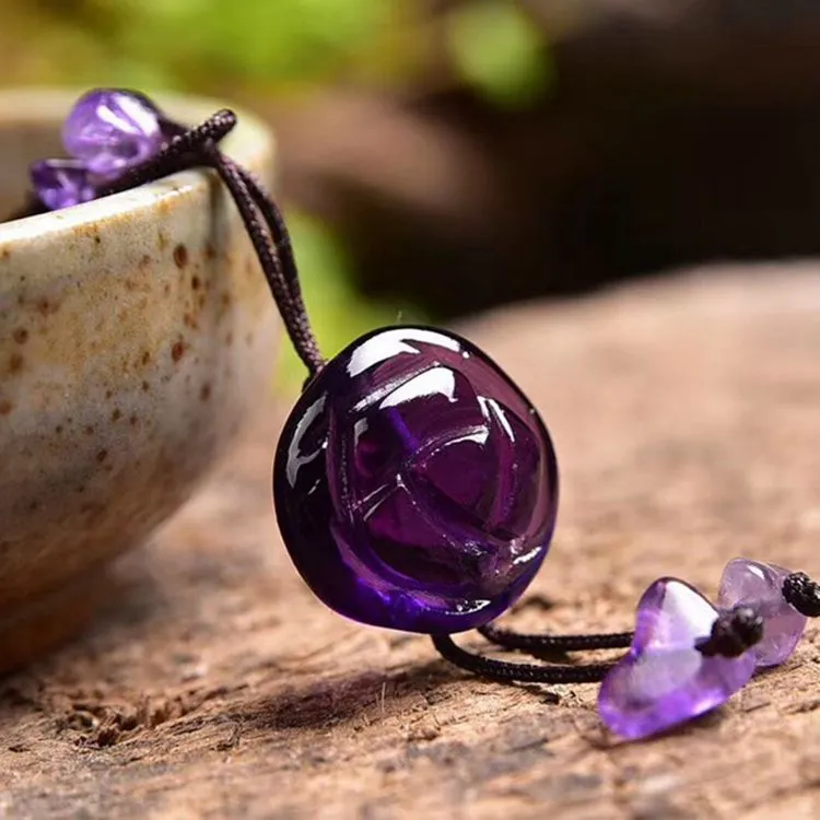 Natural Crystal Rose Flower Anklet