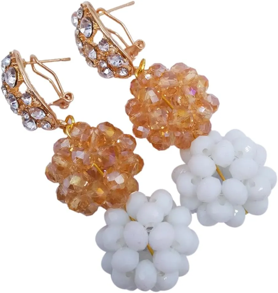 Nigerian Beads Jewelry Set African Necklaces for Women Crystal Bridal Wedding Jewelry Sets
