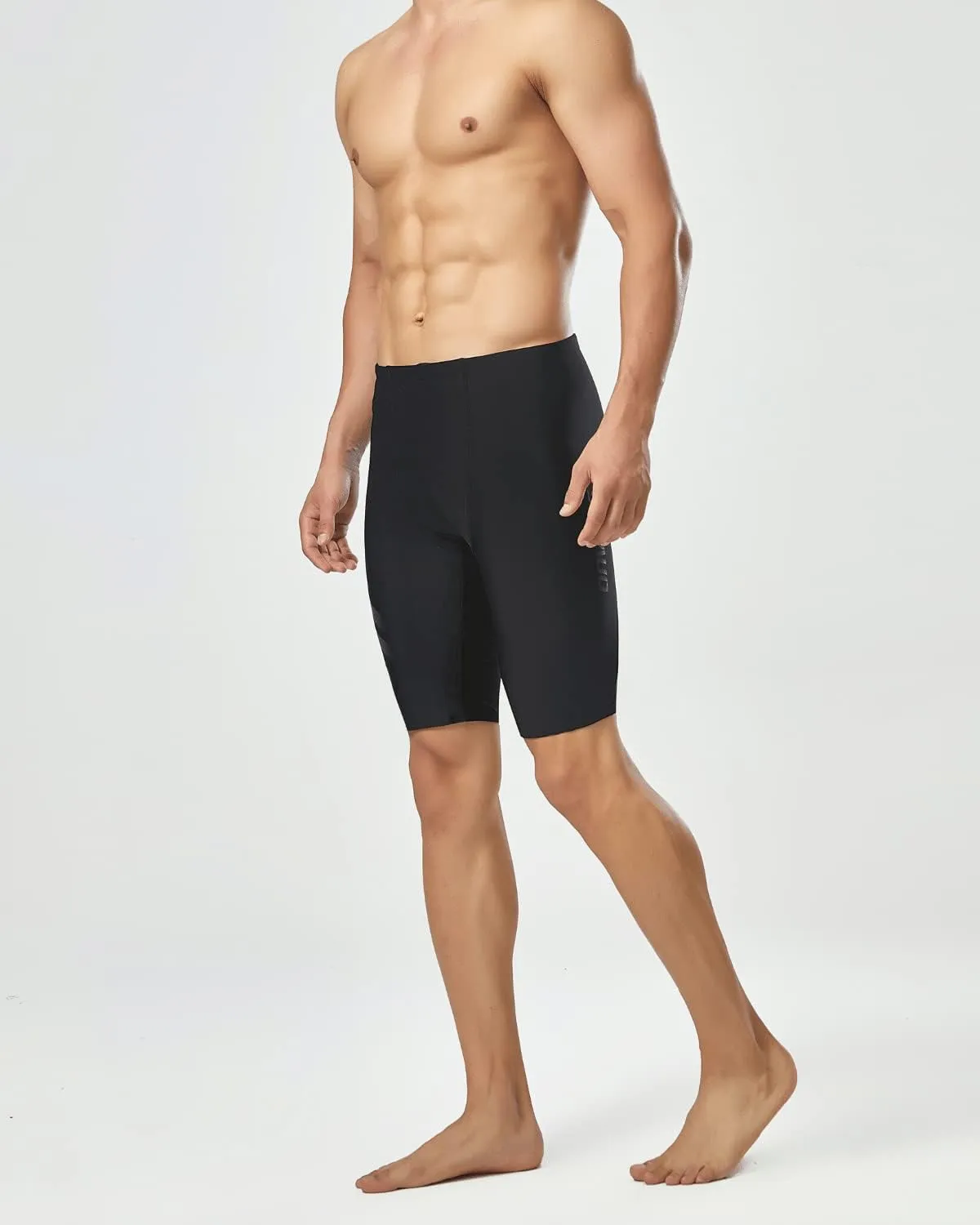 Onvous Raven Swim Jammers for Men | Racing & Training Black Swimsuit | Fast, Flexible, & Comfortable | Sizes: 28-38