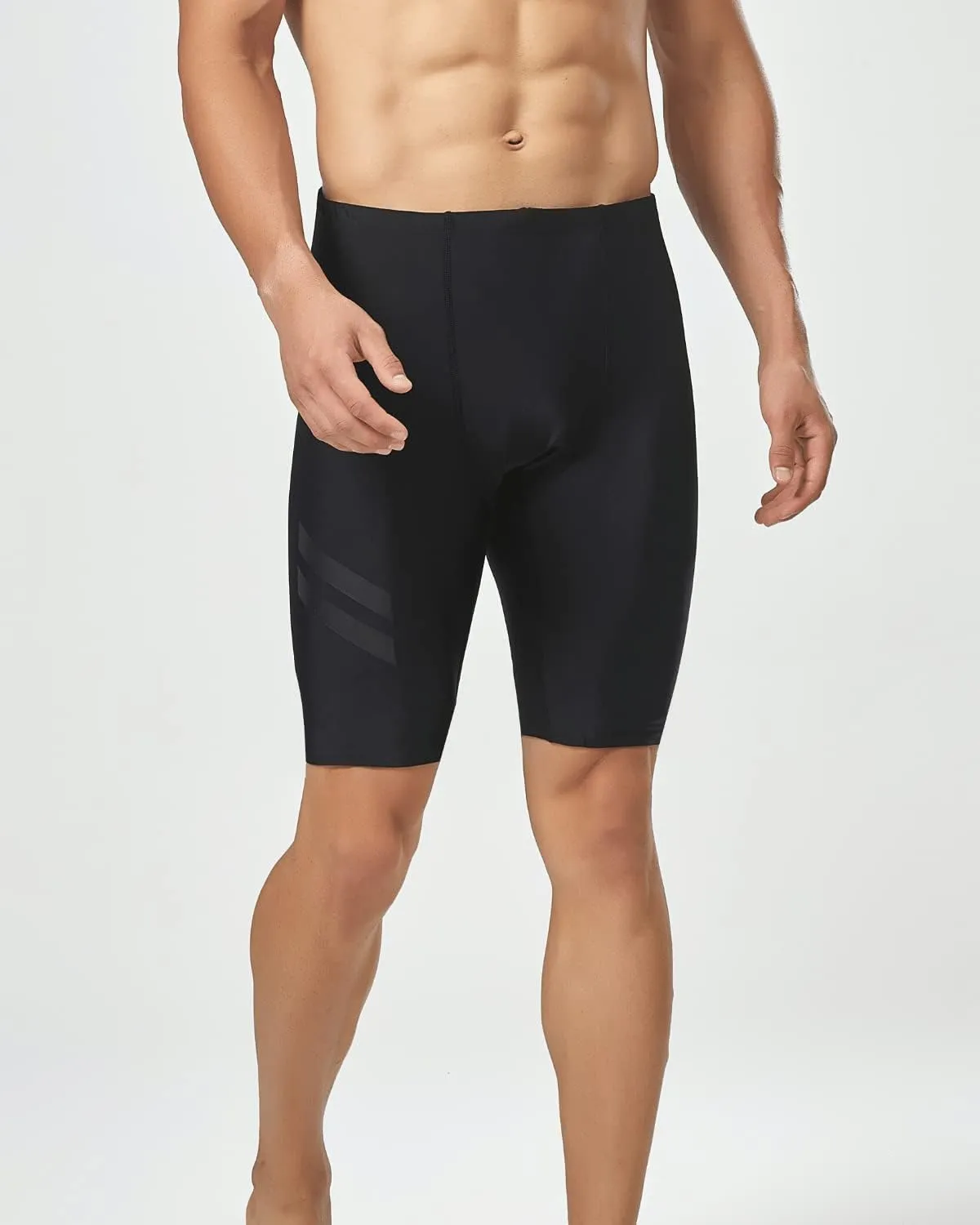 Onvous Raven Swim Jammers for Men | Racing & Training Black Swimsuit | Fast, Flexible, & Comfortable | Sizes: 28-38